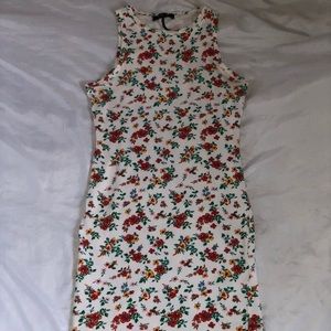 Floral bodycon dress